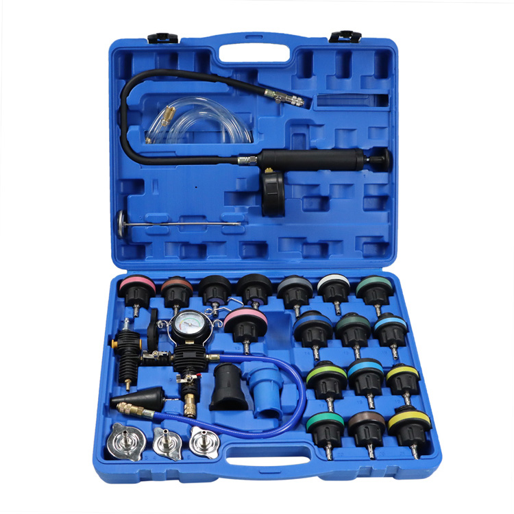 28 PCS Radiator Pressure Tester Vacuum-Type Cooling System Refill Kit - Foto 5